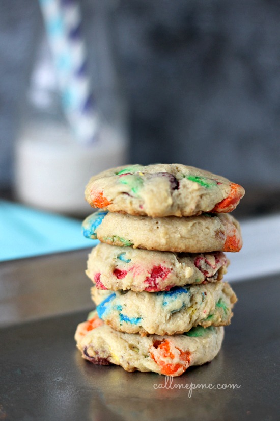 Soft Batch M&M Cream Cheese cookies