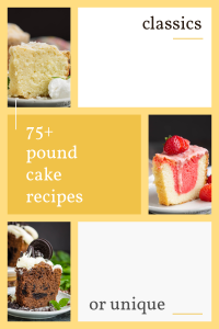 PERFECT POUND CAKE RECIPES