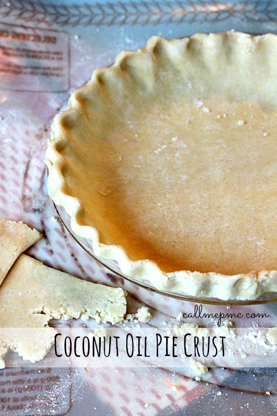 Coconut Oil Pie Crust