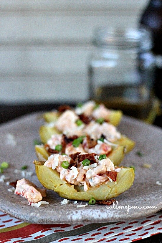 Buffalo Crawfish Potato Skins