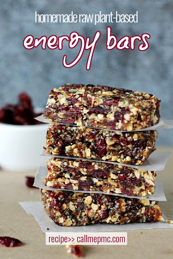 Homemade Energy Snack Bar 