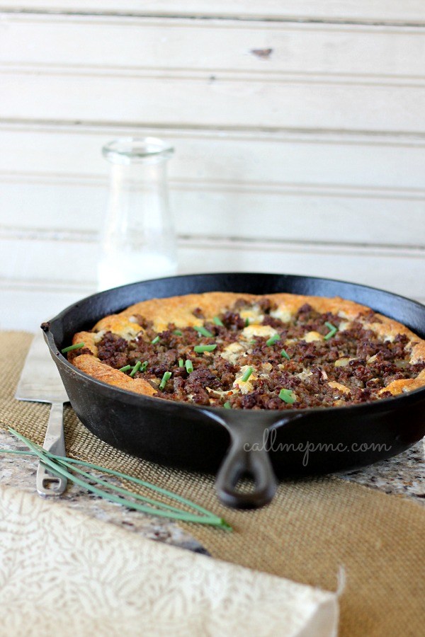 Buttermilk Sausage Jalapeno Cheese Cornbread-image