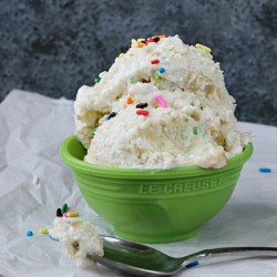 Skinny Cake Batter Ice Cream