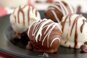 CHOCOLATE CHIP COOKIE DOUGH TRUFFLES