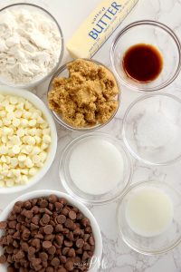 Chocolate Chip Cookie Dough Truffles ingredients