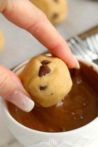Chocolate Chip Cookie Dough Truffles method