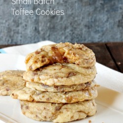 Small Batch Toffee Cookies