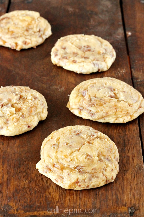 ย Small Batch Soft Toffee Cookie recipe. cookies. small batch.