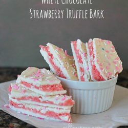 Chocolate Strawberry Truffle Bark