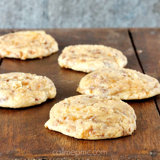 Toffee Cookies small batch. Luscious pillows of creamy dough, these Small Batch Soft Toffee Cookie Recipe will blow you away! When you don't want to be tempted by a big batch of 120 cookies, make this Small Batch Soft Toffee Cookie Recipe.