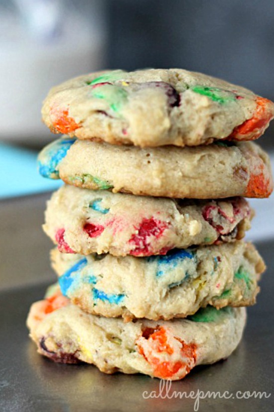 Soft M&M Cookies - Just a Taste