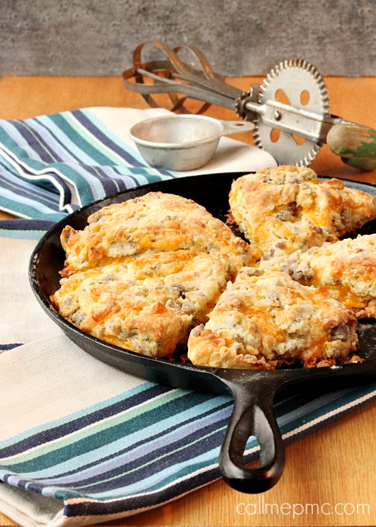 Sausage Cheese Scones 