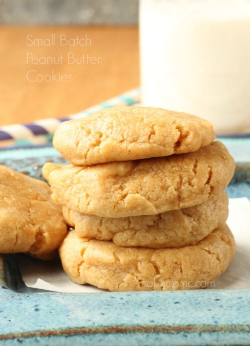 Small Batch Peanut Butter Cookies Call Me Pmc
