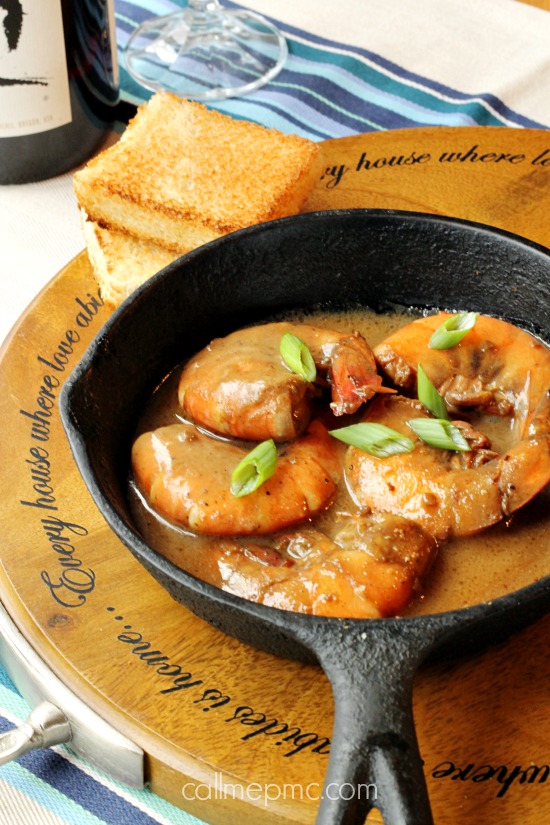 Serve the flavors of the Big Easy at home with these decadent Barbecue Shrimp. They're spicy, scrumptious and cook quickly. #shrimp #butter #bbq #bbqshrimp #recipe #nola Barbecue Shrimp