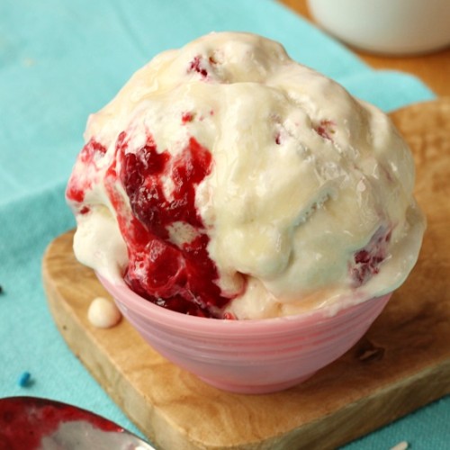 Low Fat 3 Ingredient No Churn Ice Cream