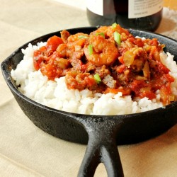 Shrimp Crawfish and Scallop Jambalaya