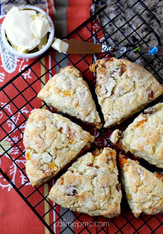 Apricot Pecan Scones