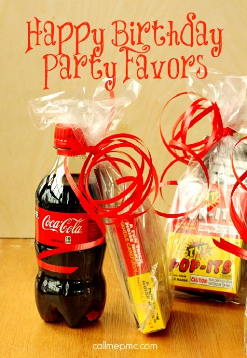 Happy Birthday Party Favors