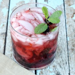 Strawberry Blackberry Vodka Mojito