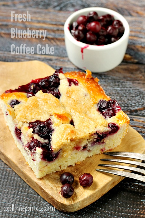 Fresh Blueberry Coffee Cake