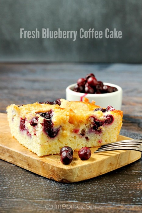 Fresh Blueberry Coffee Cake 