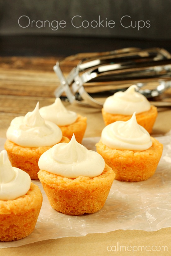 Orange Cookie Cups 