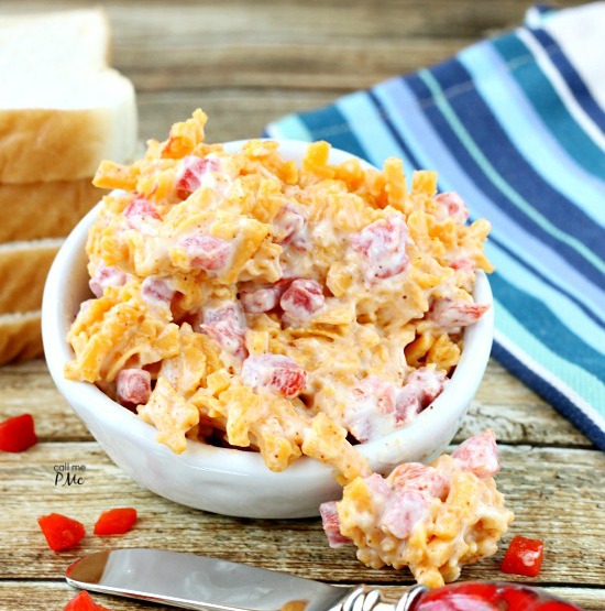 A wonderful blend of cheese, mayonnaise and pimentos my Pimento Cheese Recipe is perfect for burgers, grilled cheese, as well as a spread or dip! 