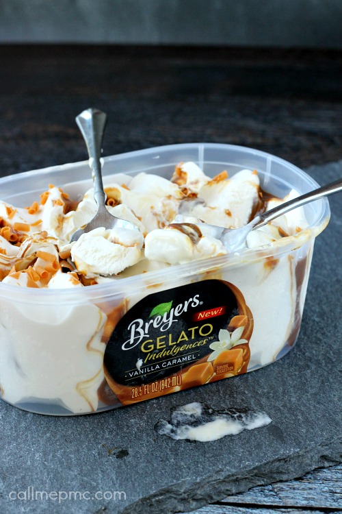 Vanilla Caramel Breyers Gelato