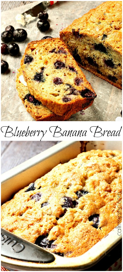 Blueberry Banana Bread with Almond Milk