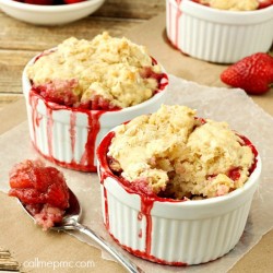 Fresh Strawberry Cobbler