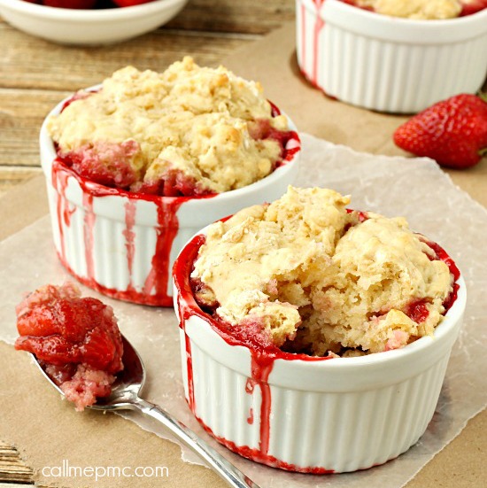 Fresh Strawberry Cobbler