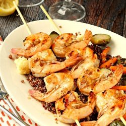 Grilled Balsamic Shrimp