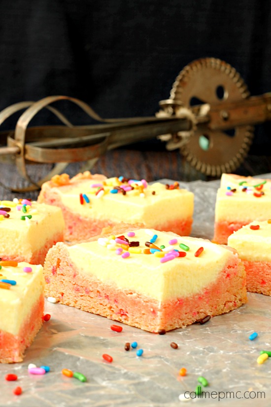 Pink Lemonade Cookie Bars 