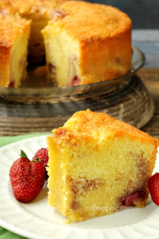 Strawberry Pound Cake 