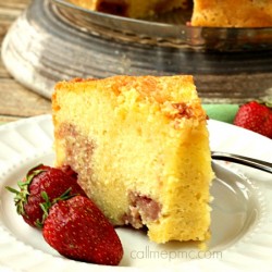 Strawberry Pound Cake