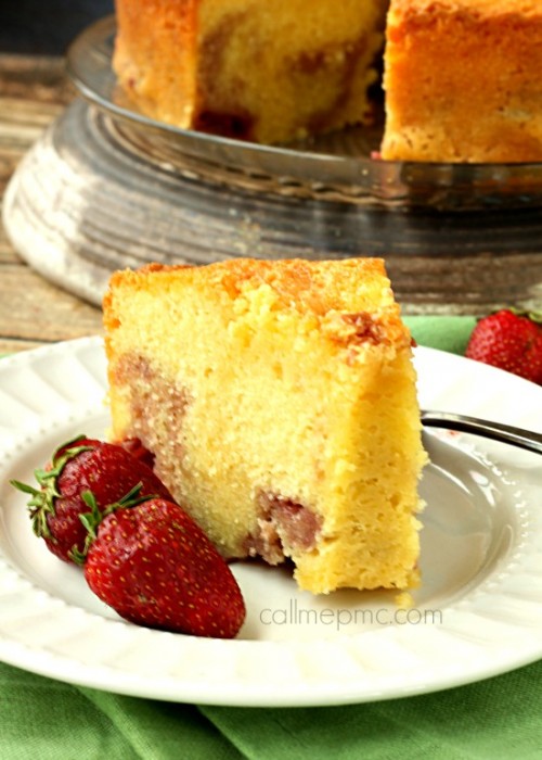 Strawberry Pound Cake 