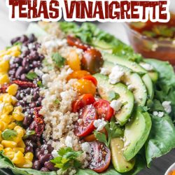 Black Bean Tomato Quinoa Salad with Texas Vinaigrette