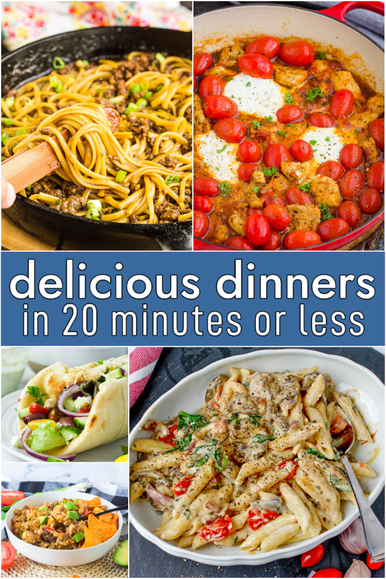 Delicious Dinners | 30 Minutes Meals or Less