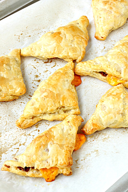 Bacon Cheddar Croissant Turnovers