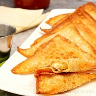 Bacon Cream Cheese Stuffed Wontons