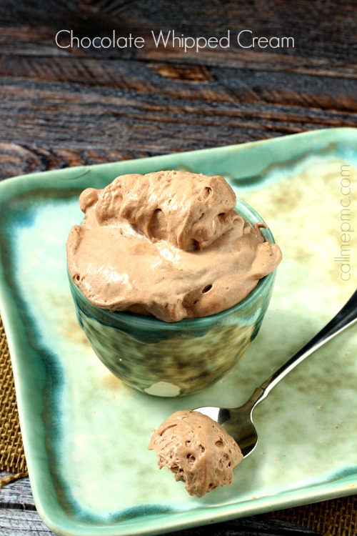 Chocolate Whipped Cream Chocolate Whipped Cream