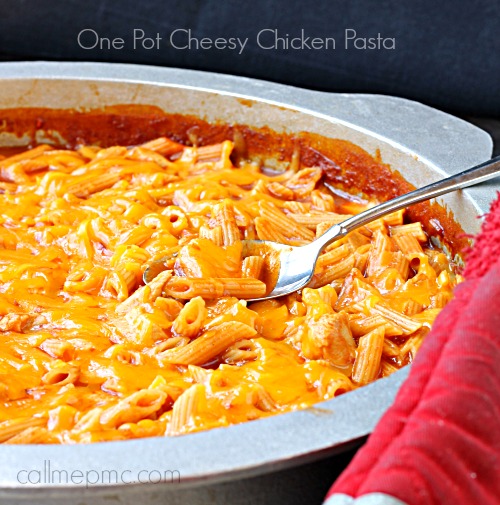 One Pot Cheesy Chicken Pasta