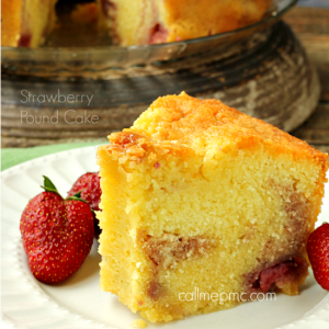 Strawberry Pound Cake