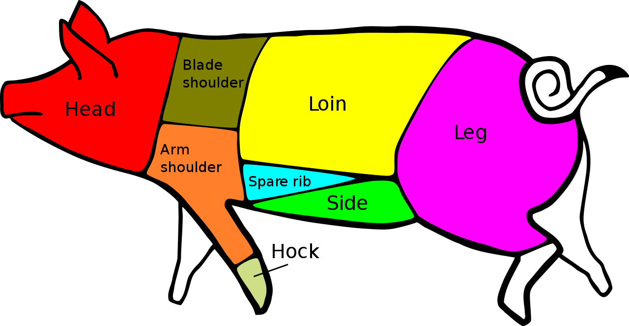 parts of a pig