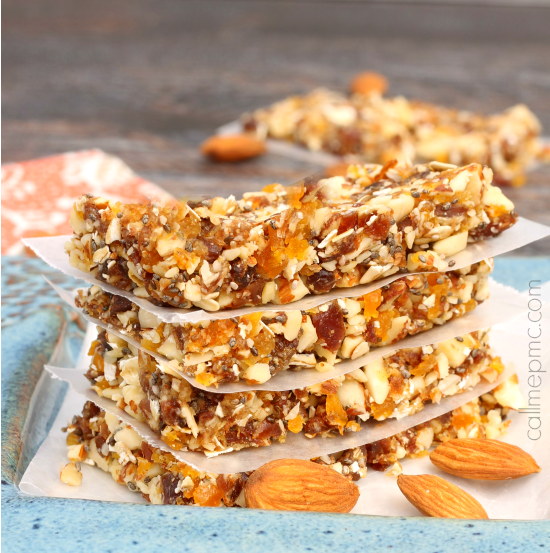 Apricot Almond Energy Bars