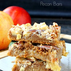 Caramel Apple Pecan Bars