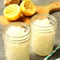 Frozen Lemonade Gin Cocktail