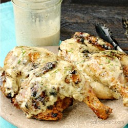 Grilled Chicken Quarters