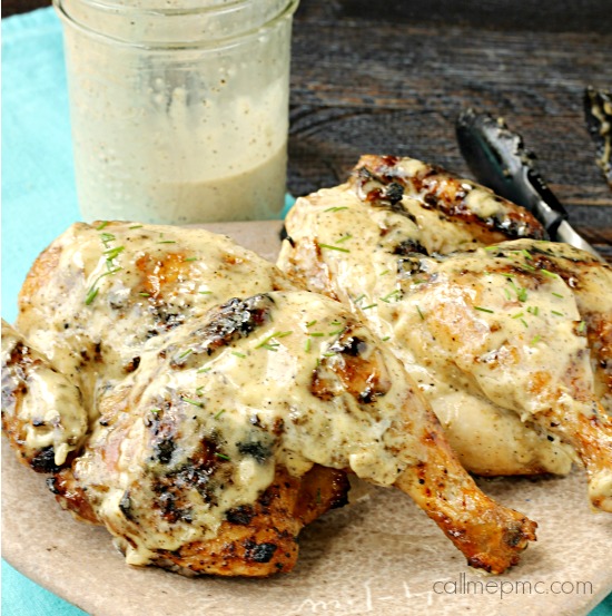 Grilled Chicken Quarters