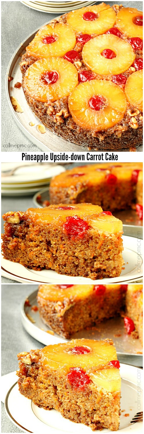 Pineapple Upside-down Carrot Cake 